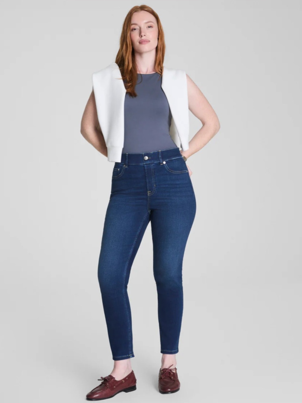 NWT! SPANXshape EveryWear Ankle Skinny Jeans - XL